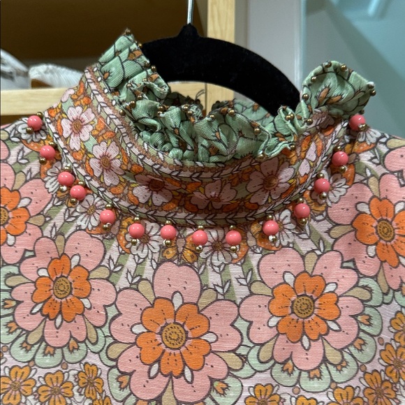 Zimmermann Kaleidoscope Bell Sleeve Gown Leo Zodiac Maxi Dress - Picture 8 of 13